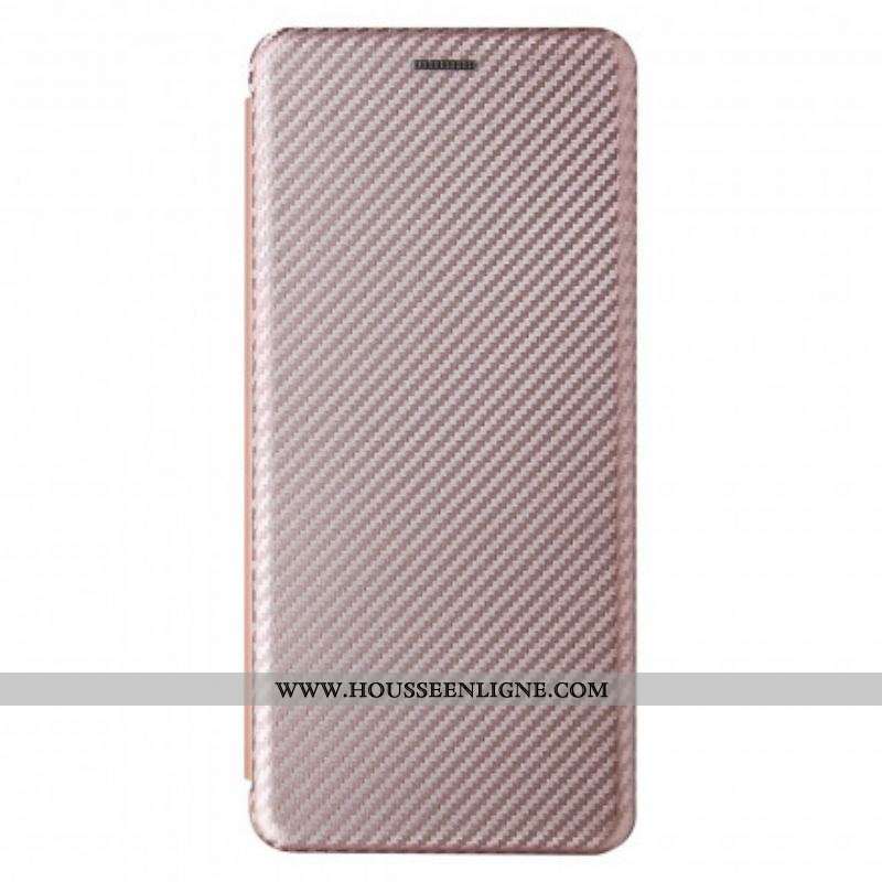 Flip Cover Moto G100 Silicone Carbone