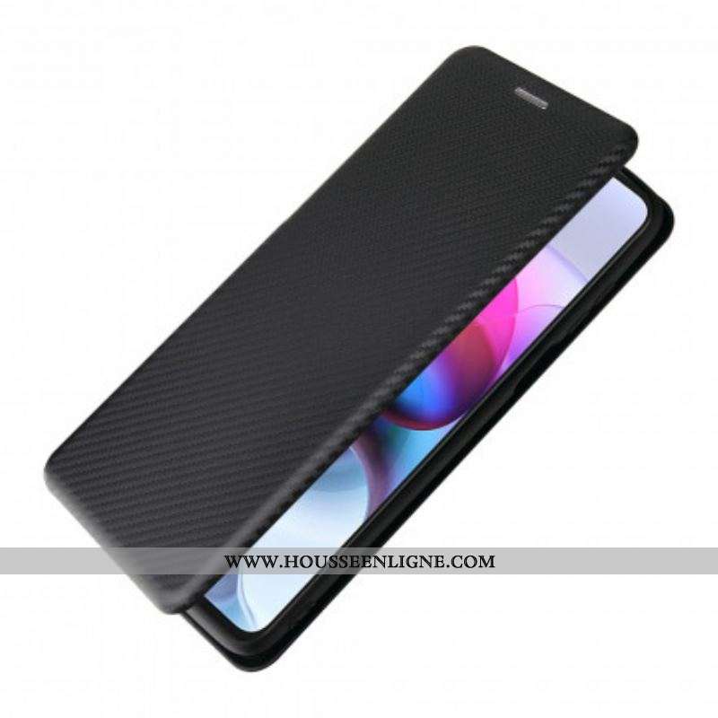 Flip Cover Moto G100 Silicone Carbone