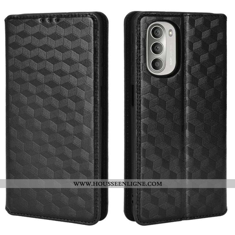 Flip Cover Moto G51 5G Effet Cuir Diamant