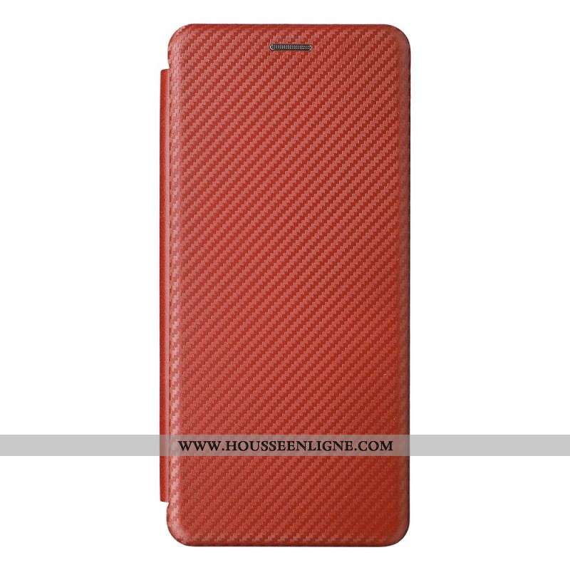 Flip Cover Moto G51 5G Silicone Carbone Coloré