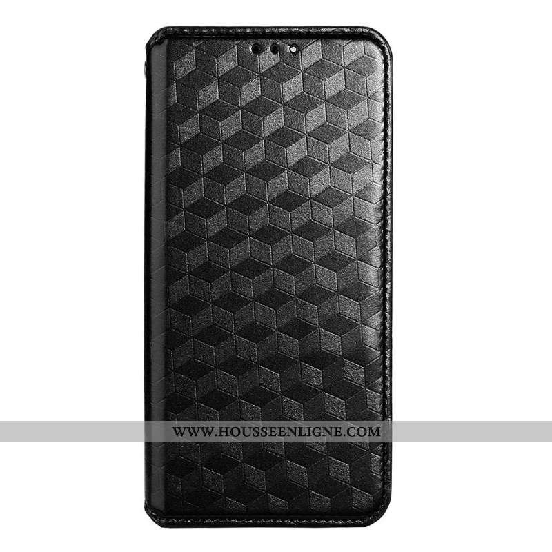 Flip Cover Moto G71 5G Effet Cuir Diamant