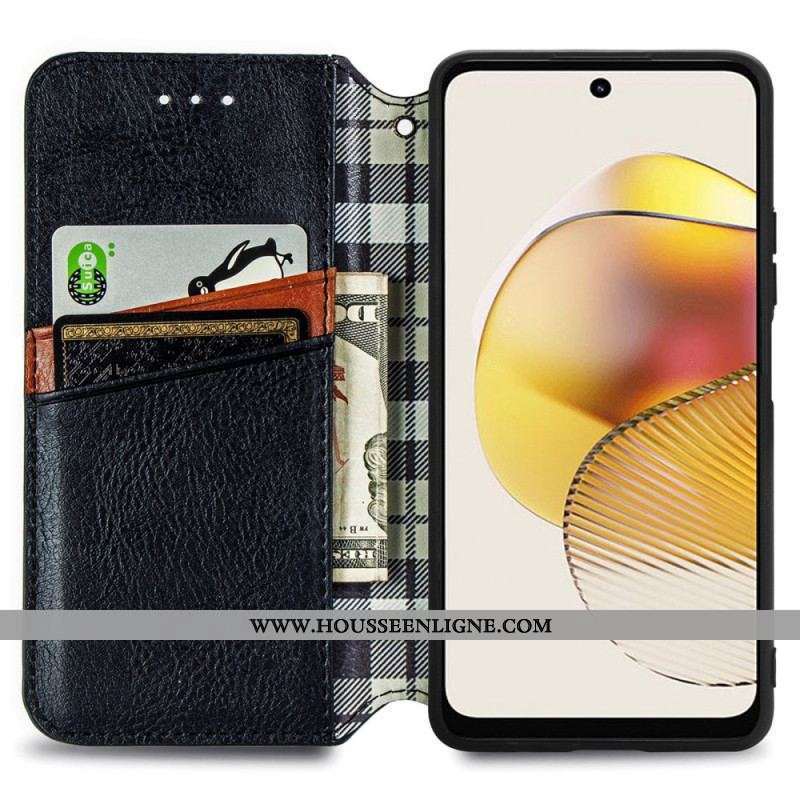 Flip Cover Moto G73 5G Motif 3D