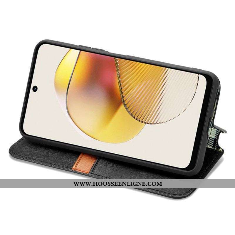 Flip Cover Moto G73 5G Motif 3D