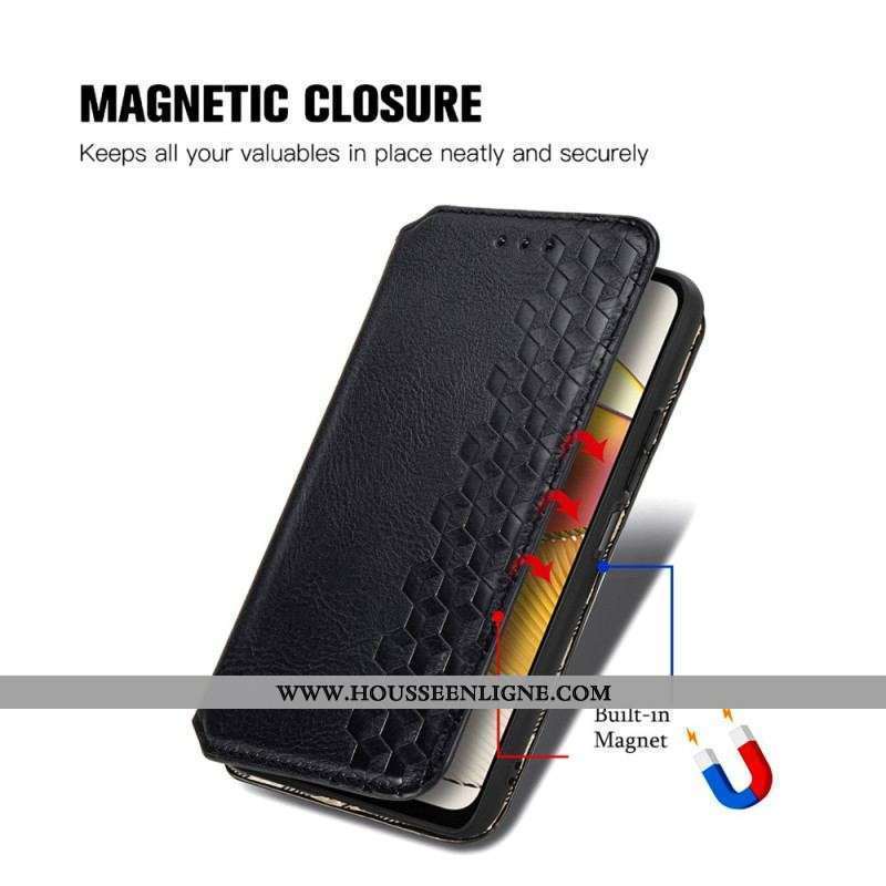 Flip Cover Moto G73 5G Motif 3D