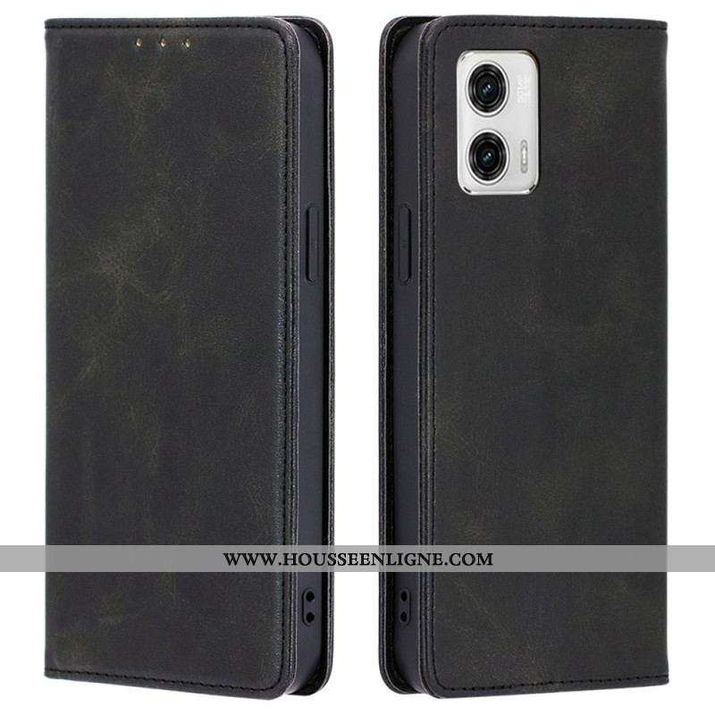 Flip Cover Moto G73 5G Simili Cuir