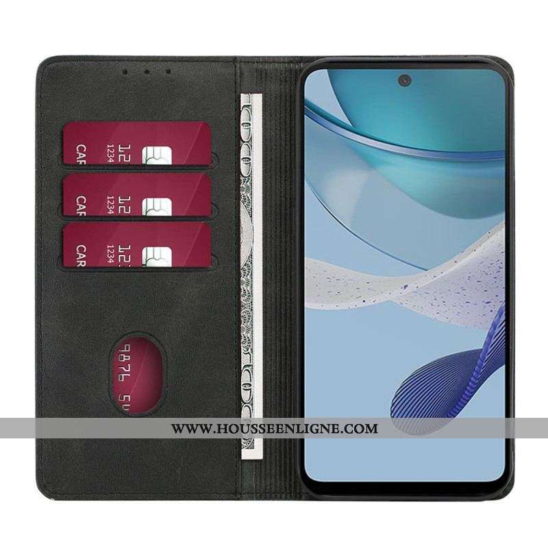 Flip Cover Moto G73 5G Simili Cuir