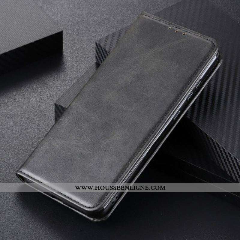 Flip Cover Motorola Edge 20 Cuir Fendu Design