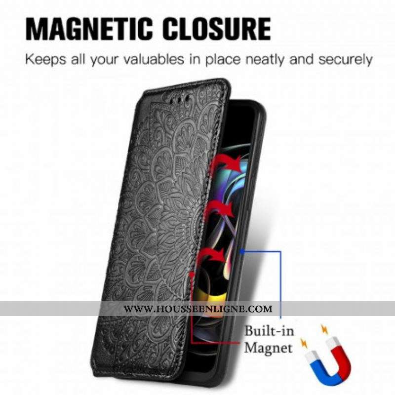 Flip Cover Motorola Edge 20 Lite Mandala