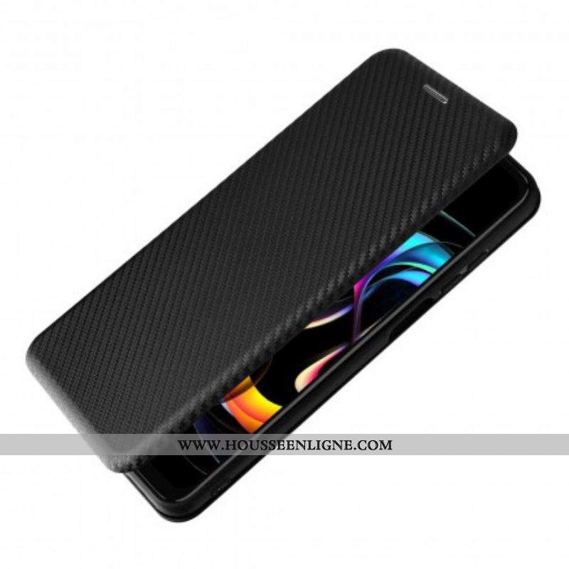 Flip Cover Motorola Edge 20 Lite Silicone Carbone Coloré