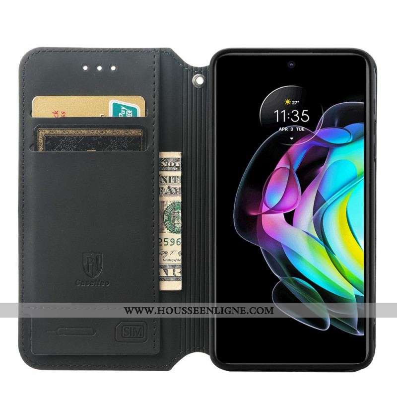 Flip Cover Motorola Edge 20 Motif Coloré Surprenant