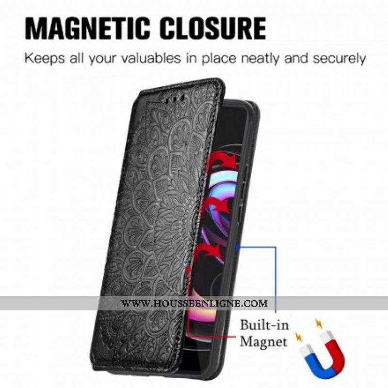Flip Cover Motorola Edge 20 Pro Mandala