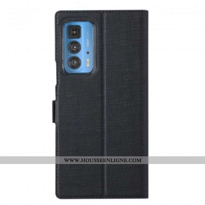 Flip Cover Motorola Edge 20 Pro Texturée VILI