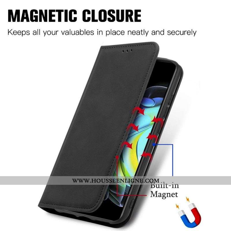 Flip Cover Motorola Edge 20 Skin-Touch Design