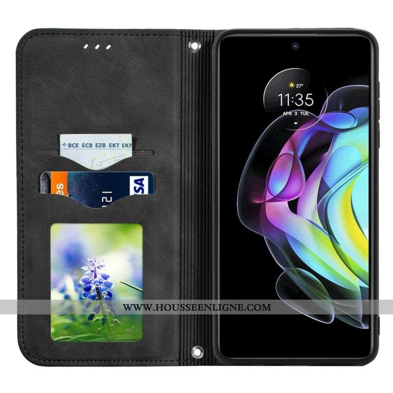 Flip Cover Motorola Edge 20 Skin-Touch Design
