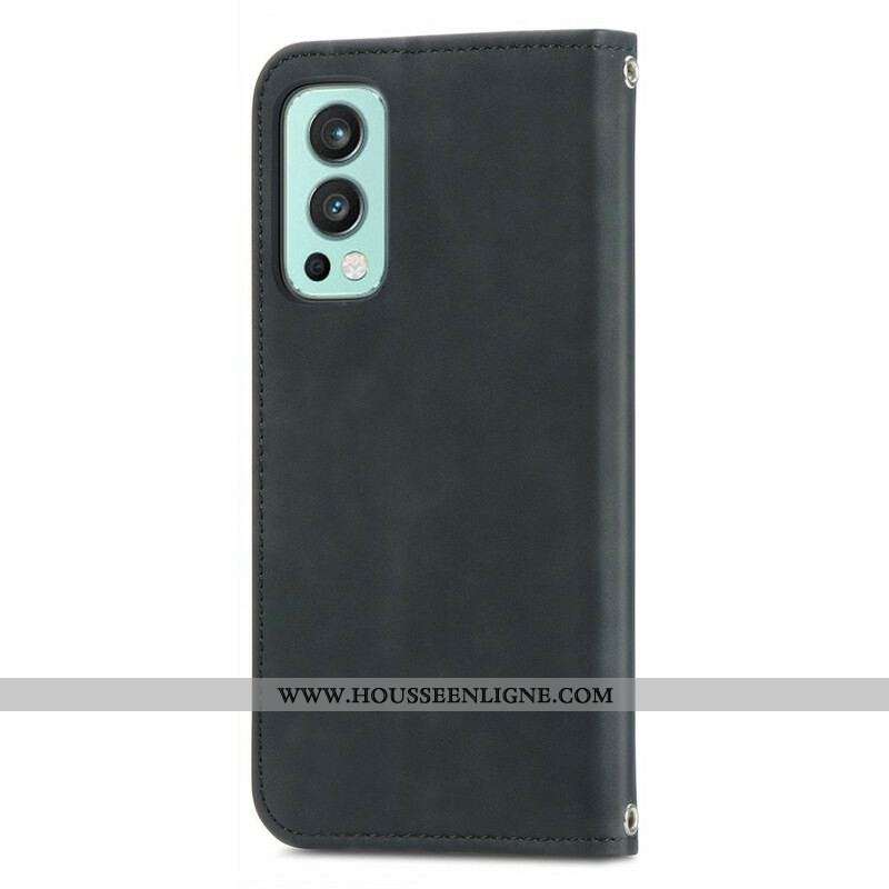 Flip Cover OnePLus Nord 2 5G Skin-Touch Design