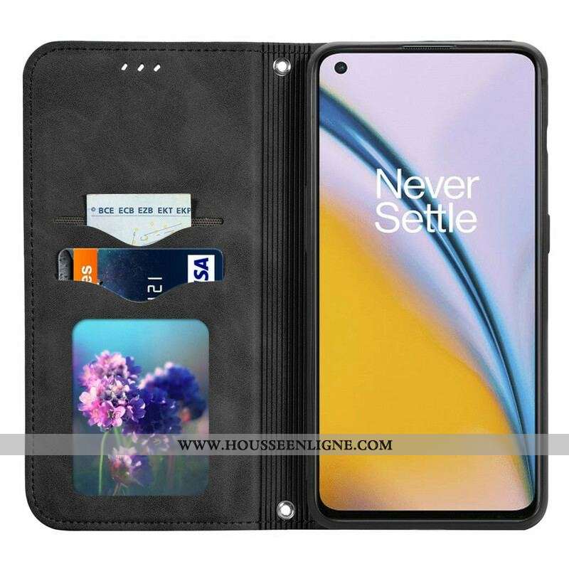 Flip Cover OnePLus Nord 2 5G Skin-Touch Design