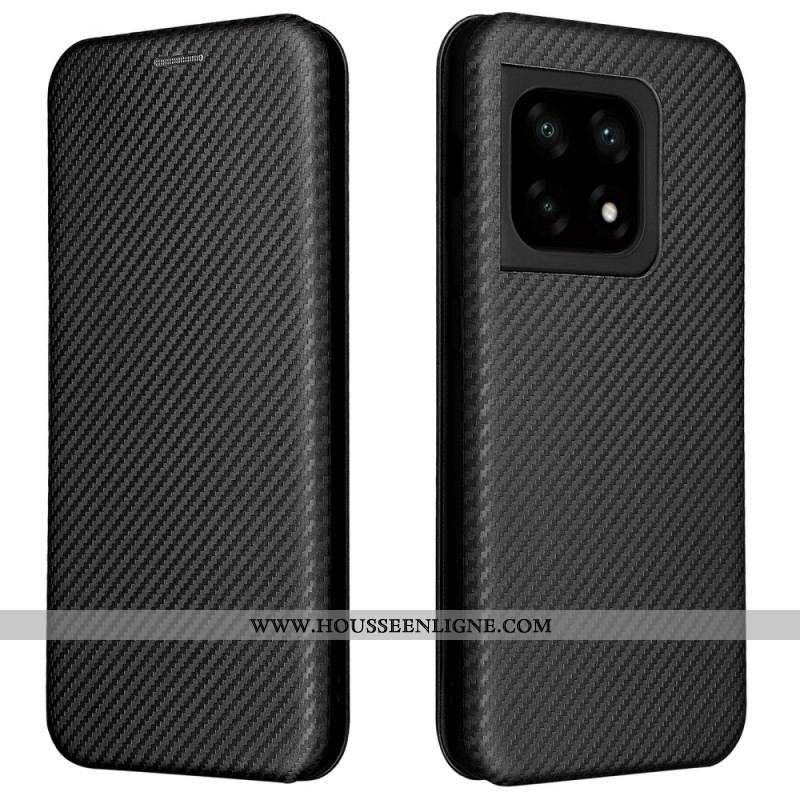 Flip Cover OnePlus 10 Pro 5G Fibre Carbone