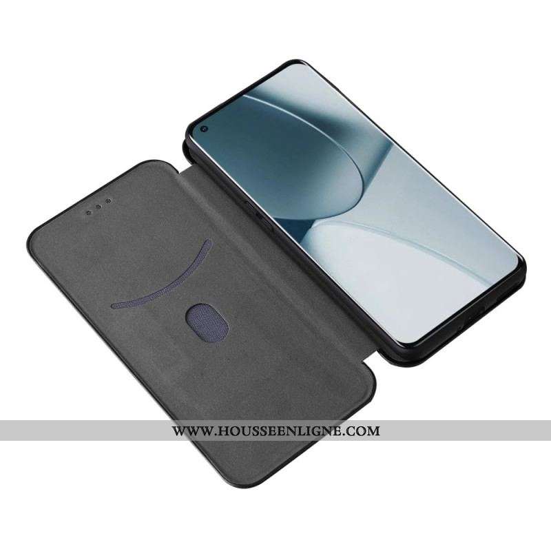 Flip Cover OnePlus 10 Pro 5G Fibre Carbone