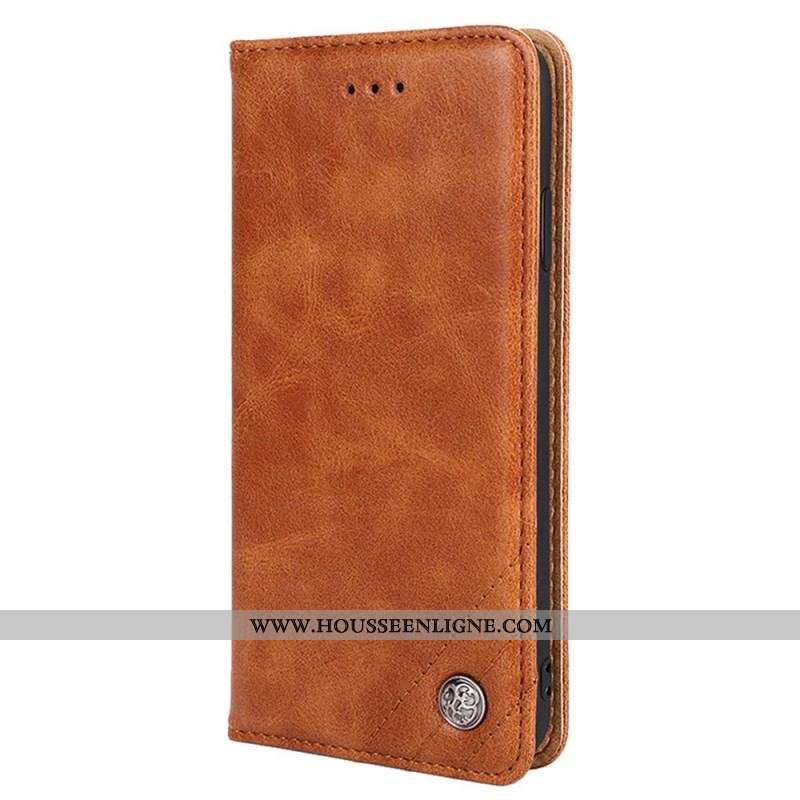 Flip Cover OnePlus 10 Pro 5G Rivet Décoratif
