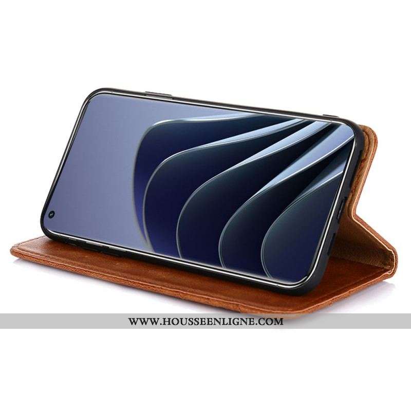 Flip Cover OnePlus 10 Pro 5G Rivet Décoratif