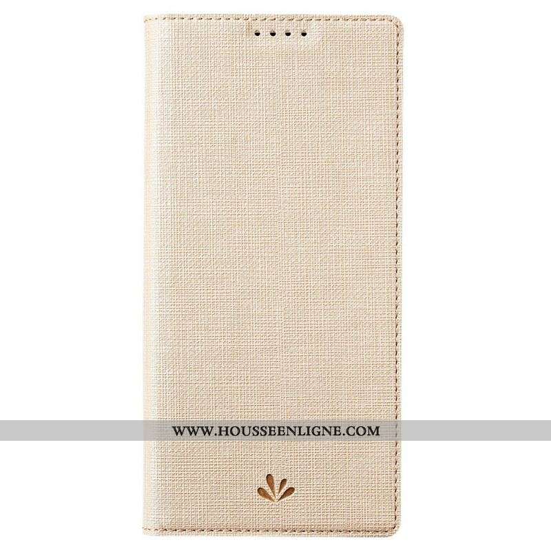Flip Cover OnePlus 10 Pro 5G Texture Tissu VILI