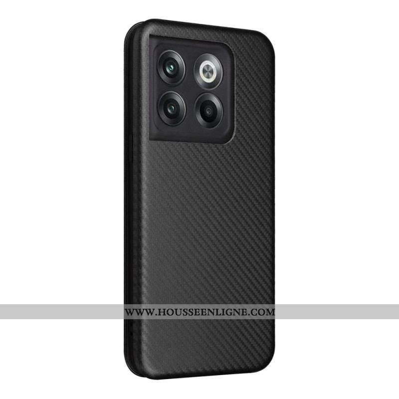 Flip Cover OnePlus 10T 5G Fibre Carbone