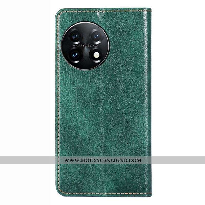 Flip Cover OnePlus 11 5G Simili Cuir Coutures