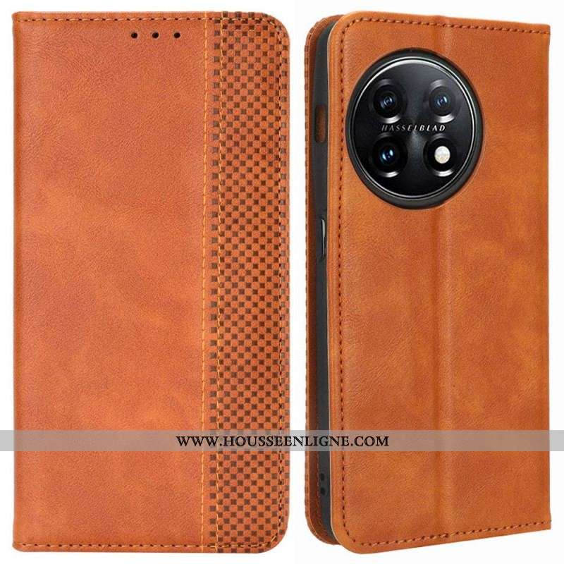 Flip Cover OnePlus 11 5G Style Cuir Stylisé