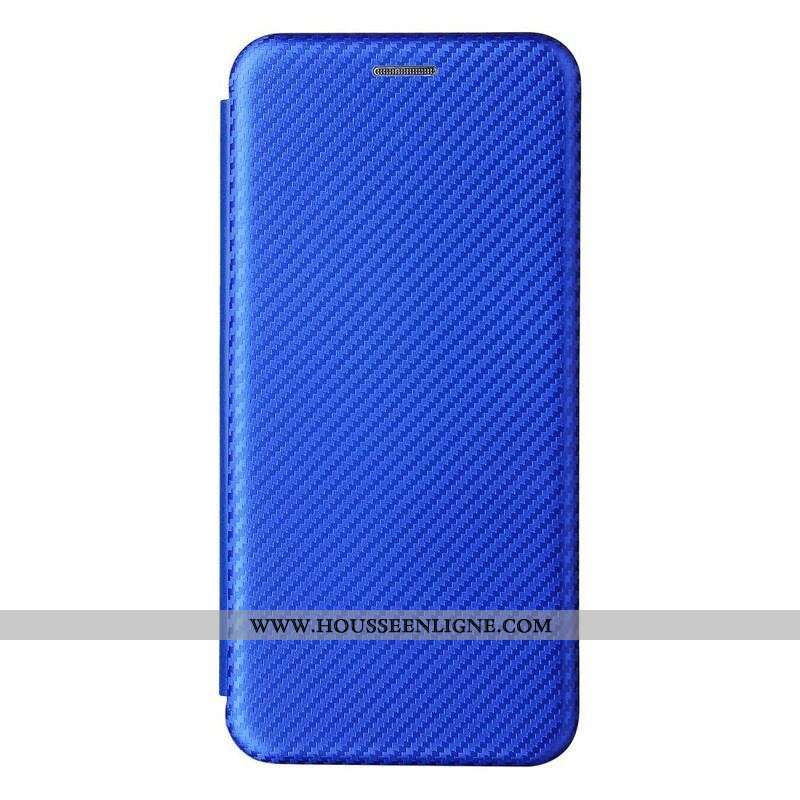Flip Cover OnePlus Nord 2 5G Silicone Carbone Coloré