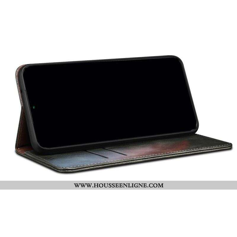 Flip Cover OnePlus Nord 2 5G Simili Cuir Ciré