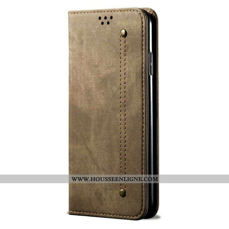 Flip Cover OnePlus Nord 2 5G Simili Cuir Texture Jeans