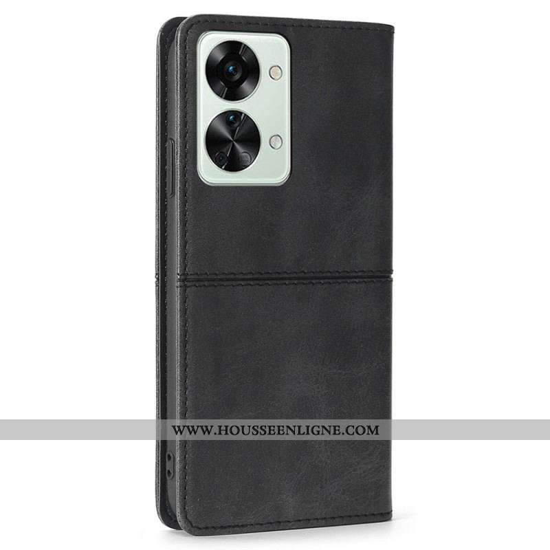 Flip Cover OnePlus Nord 2T 5G Coutures