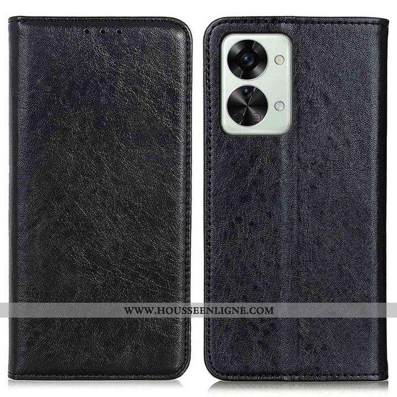 Flip Cover OnePlus Nord 2T 5G Simili Cuir Texturé