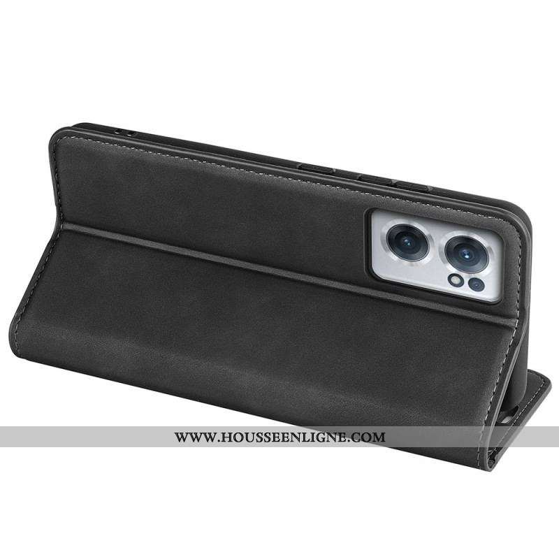 Flip Cover OnePlus Nord CE 2 5G Toucher de Soie