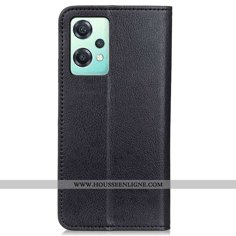 Flip Cover OnePlus Nord CE 2 Lite 5G Cuir Litchi Fendu