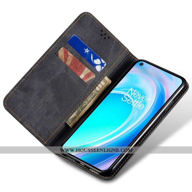 Flip Cover OnePlus Nord CE 2 Lite 5G Tissu