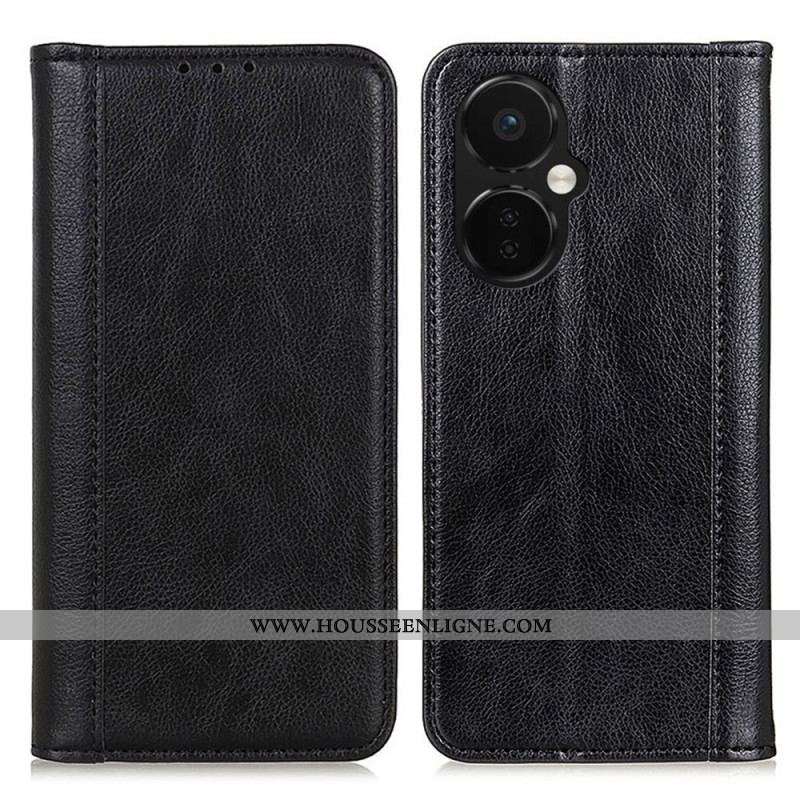 Flip Cover OnePlus Nord CE 3 Lite 5G Cuir Fendu Stylé