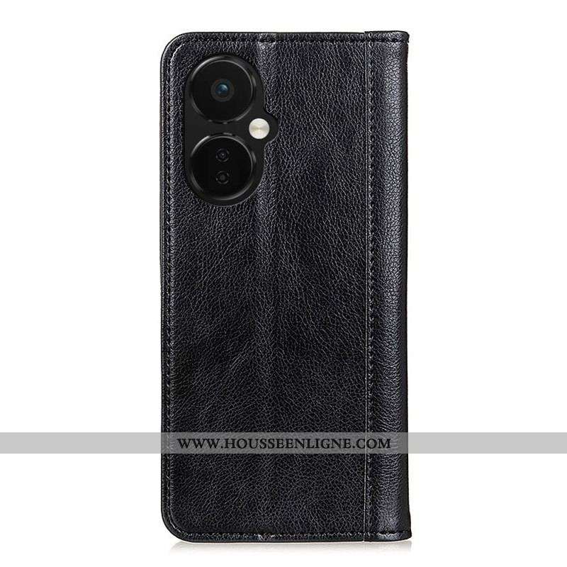 Flip Cover OnePlus Nord CE 3 Lite 5G Cuir Fendu Stylé