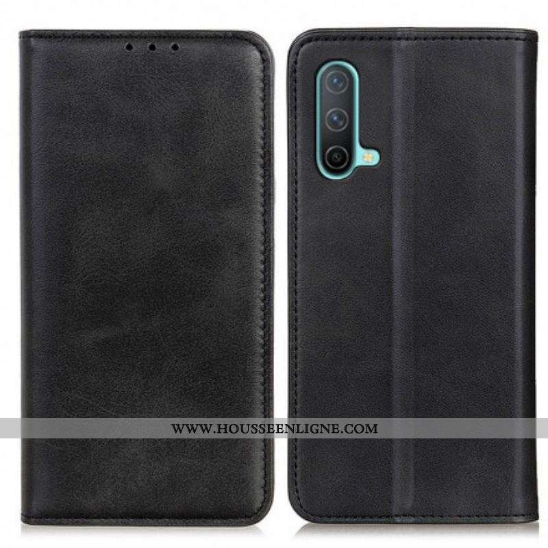 Flip Cover OnePlus Nord CE 5G Cuir Fendu