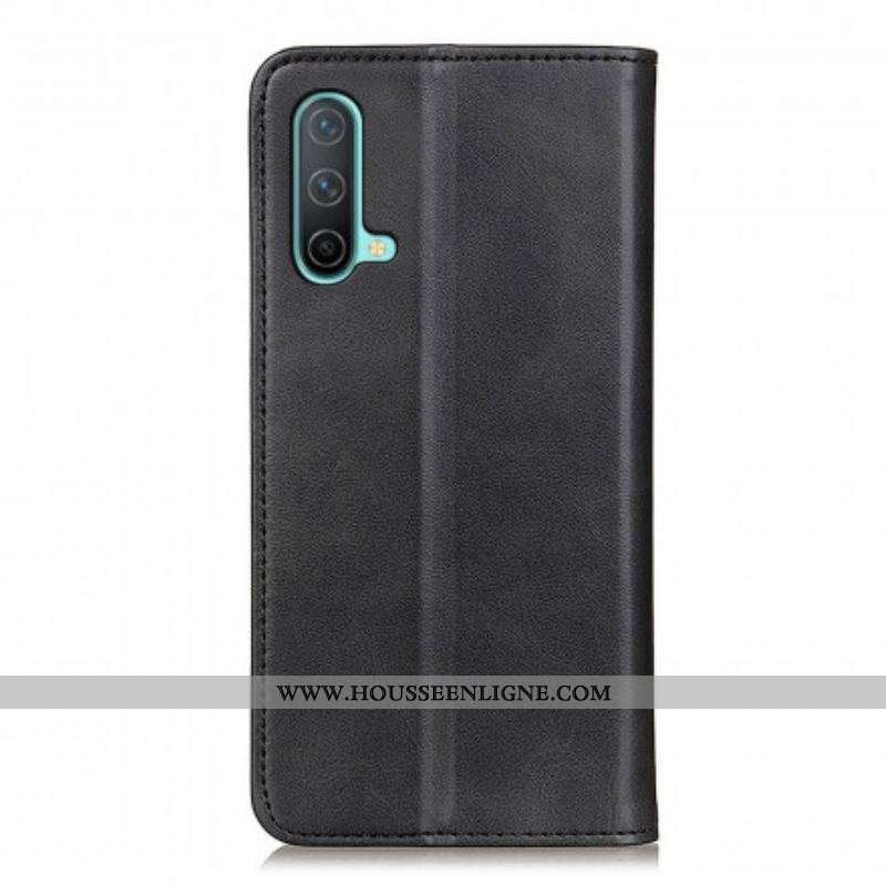 Flip Cover OnePlus Nord CE 5G Cuir Fendu