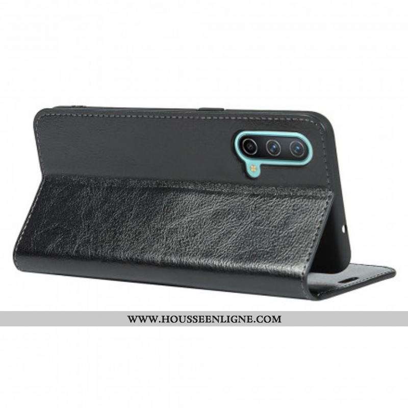 Flip Cover OnePlus Nord CE 5G Cuir Véritable