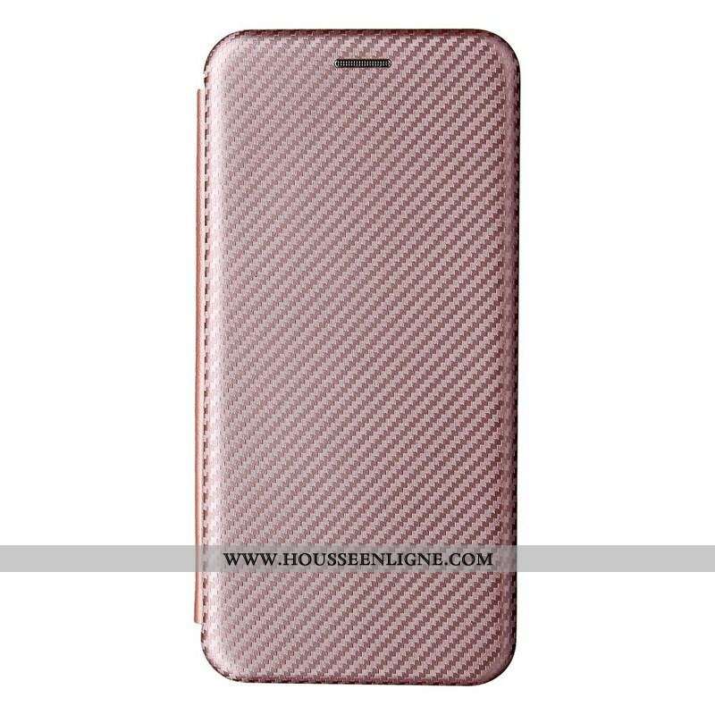 Flip Cover OnePlus Nord CE 5G Silicone Carbone Coloré