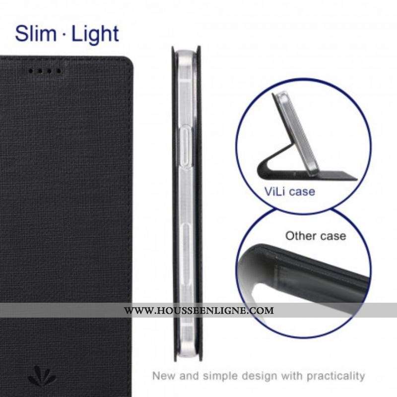 Flip Cover OnePlus Nord CE 5G Texturée VILI DMX