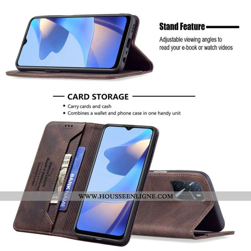 Flip Cover Oppo A16 / A16s Binfen Color RFID Couture