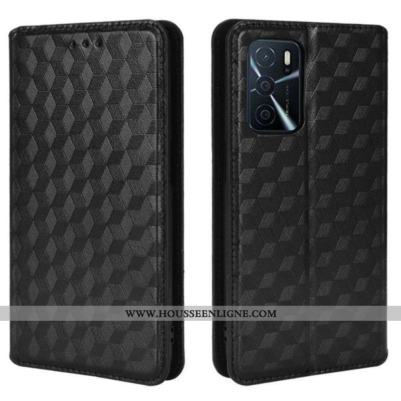 Flip Cover Oppo A16 / A16s Effet Cuir Diamant