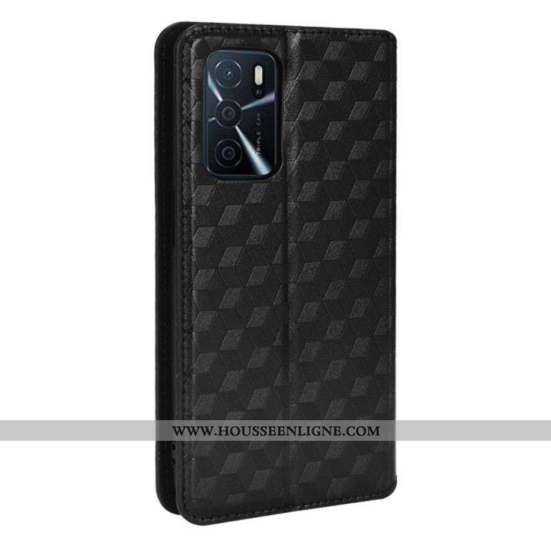 Flip Cover Oppo A16 / A16s Effet Cuir Diamant