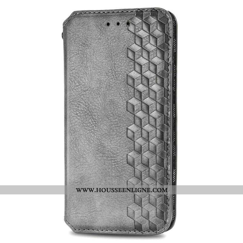 Flip Cover Oppo A16 / A16s Effet Cuir Texture Diamant
