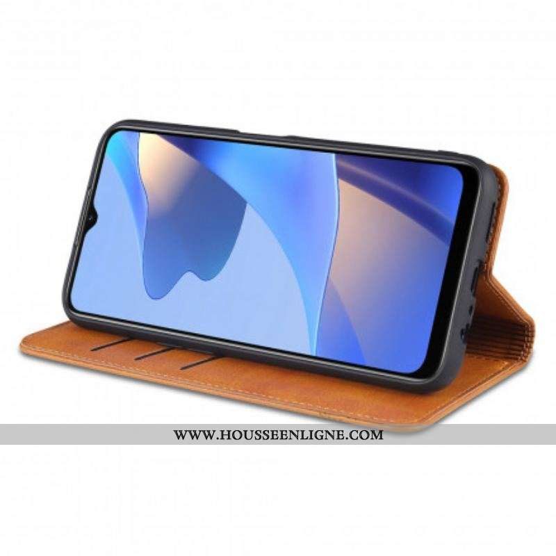 Flip Cover Oppo A16 / A16s Style Cuir AZNS