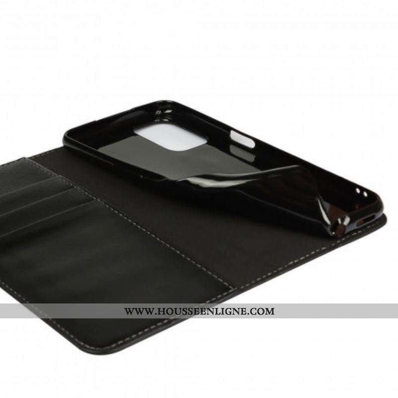 Flip Cover Oppo A54 5G / A74 5G Cuir Véritable