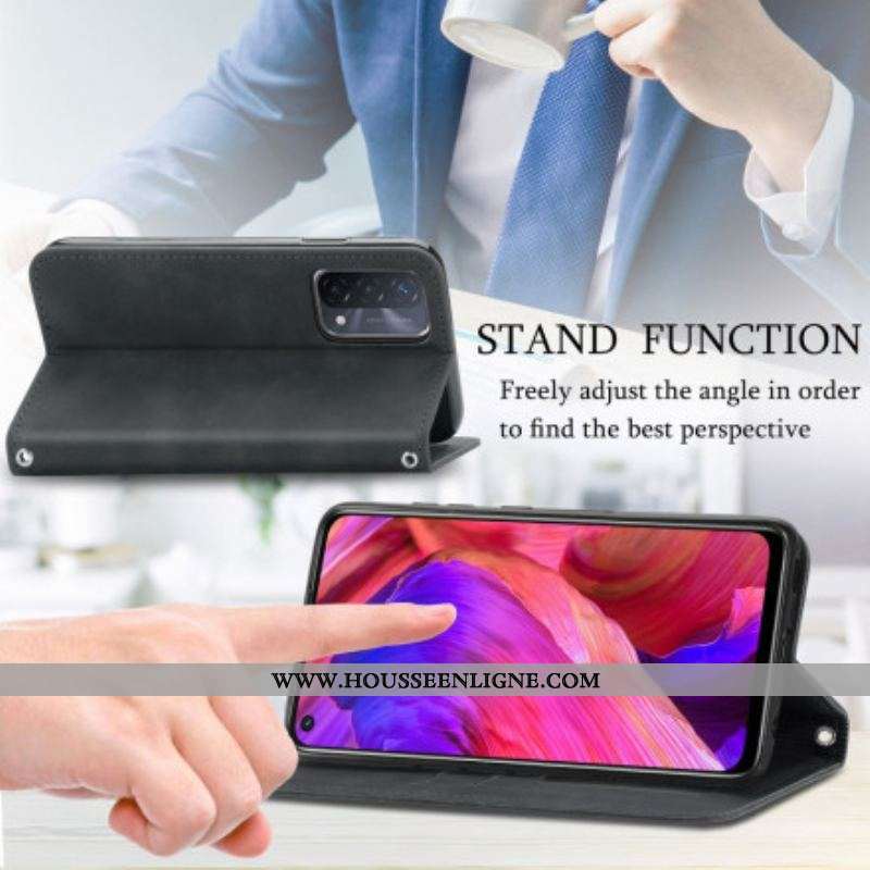 Flip Cover Oppo A54 5G / A74 5G Skin-Touch